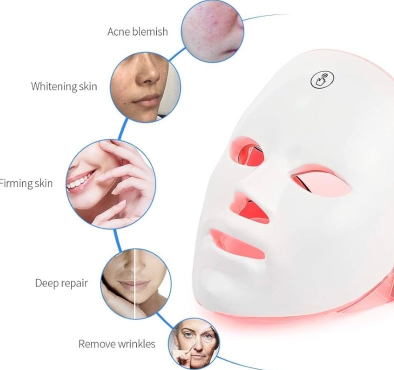 Máscara facial LED