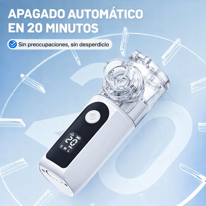 Nebulizador Portátil Pro -Alivio rápido para asma, bronquitis y alergias