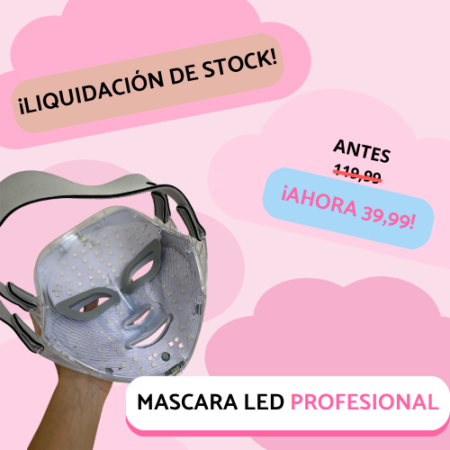 Máscara facial LED